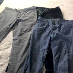 RAG AND BONE lot 3 pairs Dress Casual Pants Vince J Crew 32 34 EUC Chambray